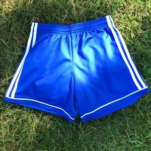 Royal blue Adidas short shorts